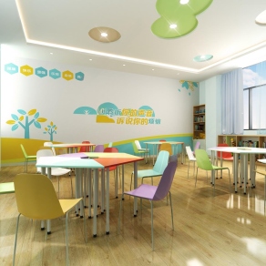 现代功能教室3D模型下载